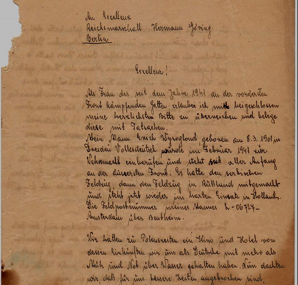 List znajdował się w aktach sądu w Wadowicach. w marciu 1945 wykonano jego odpis, który przetrwał blisko 70 lat w prywatnym archiwum
