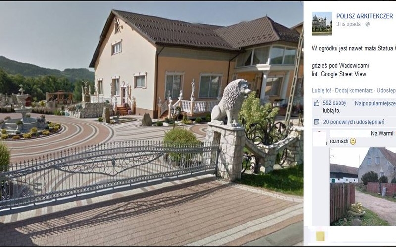 Fot. screen Facebook/PoliszArkitekczer
