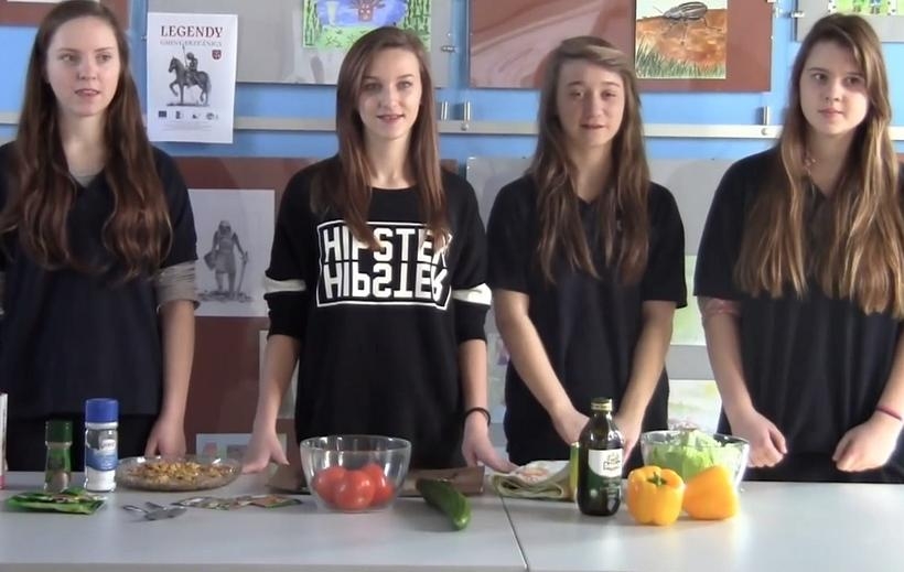 Fot. kadr z filmu na YouTube/ ZSP Gimnazjum w Brzeźnicy