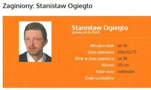 Fot. screen ze strony zaginieni.pl