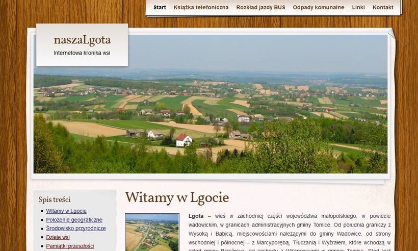 Fot. screen ze strony naszaLgota