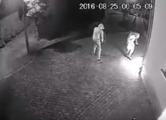 Fot. Zdjęcie z monitoringu plebanii