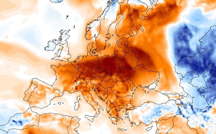 Fot. Climate Reanalizer/ Facebook Polscy Łowcy Burz