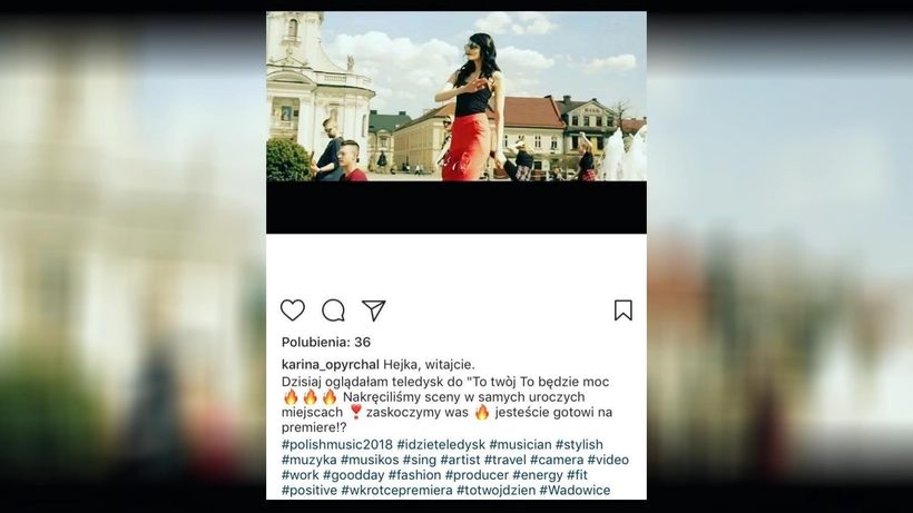Fot. Instagram/Karina Opyrchał