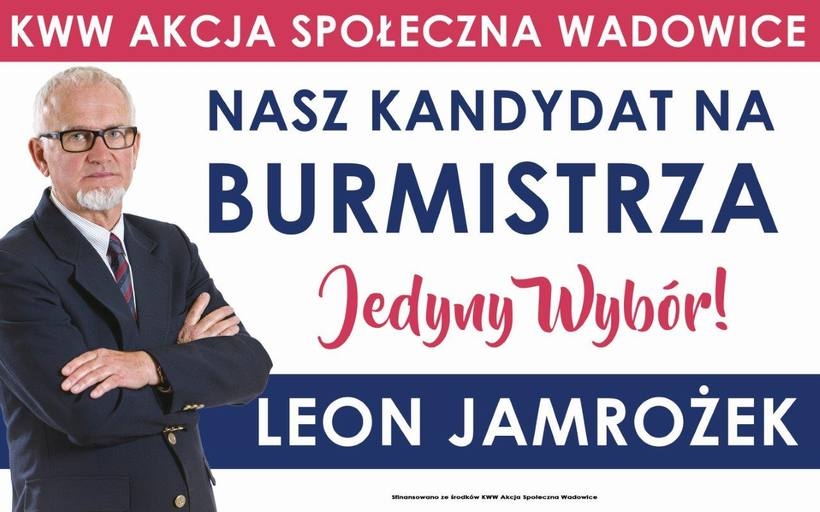 Fot. Materiał wyborczy KWW Akcja Społeczna Wadowice