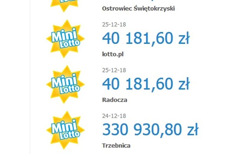 Fot. screen z Lotto