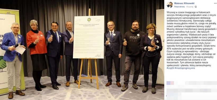 Fot. źródło: Facebook/MateuszKlinowski