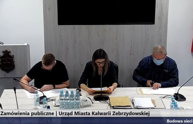 Fot. kadr z transmisji na żywo