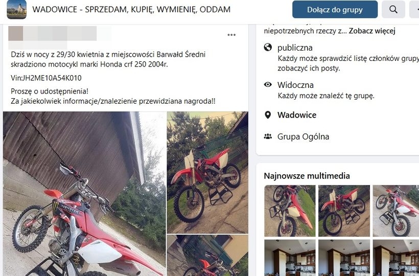 Fot. Facebook/ Wadowice-Sprzedam, Kupię, Wymienię...