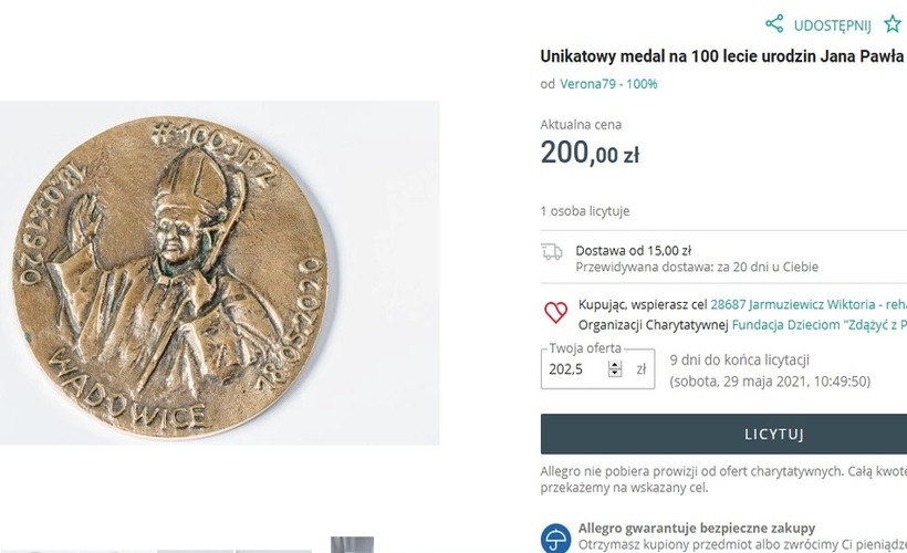Fot. screen z portalu allegro