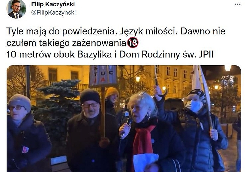 Źródło: Twitter.com/FilipKaczynski