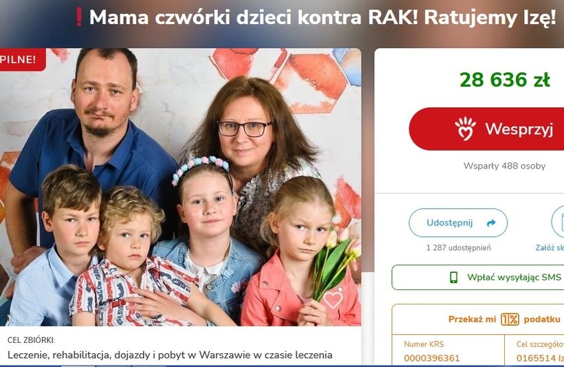 Fot. kadr ze strony siepomaga.pl