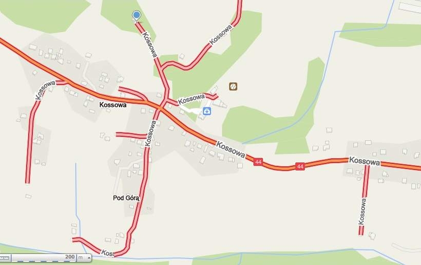 Fot. kadr z mapy Targeo