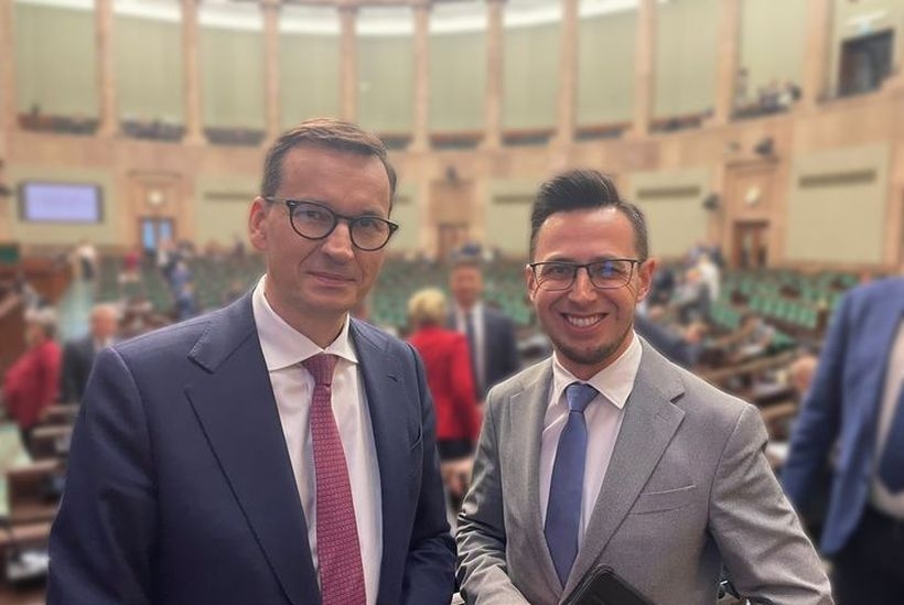 Fot. Facebook/ Filip Kaczyński - Poseł na Sejm RP