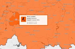 Fot. kadr z map IMGW