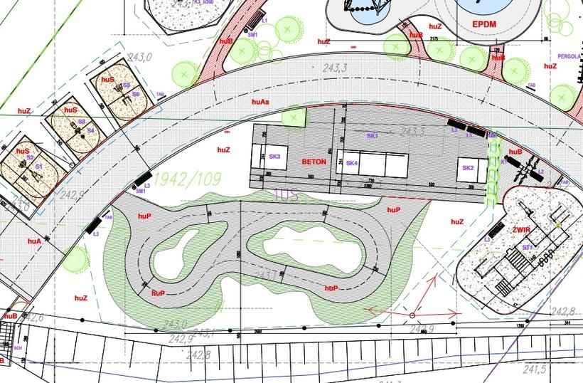 Fot. zrzut projektu Centrum Rekreacji w Woźnikach