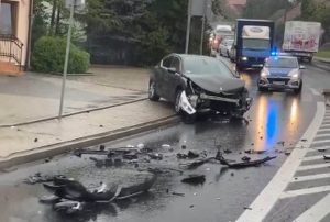 Fot. kadr z filmy na Facebook/ Patrole, Wypadki, Suszarki, .