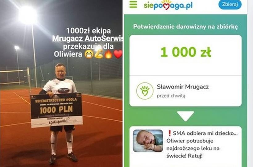 Fot. Facebook/ Licytacje Oliwier kontra SMA