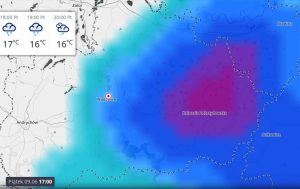 Fot. screen z mapy IMGW