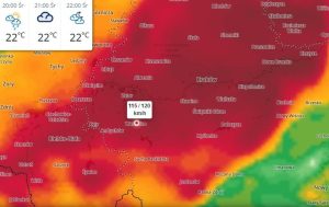 Fot. screen z mapy IMGW