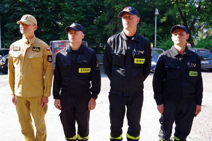 Fot. Zdjęcia: mł. bryg. Jacek Kolber (KP PSP w Wadowicach) i profil FB KW PSP w Krakowie