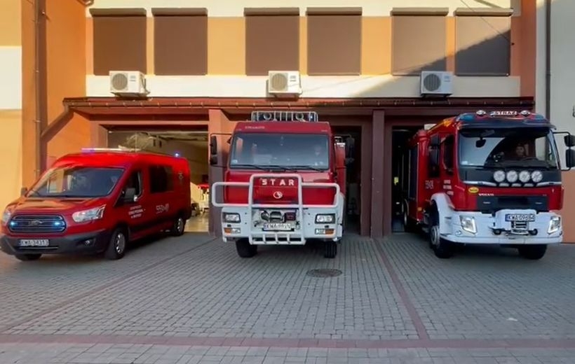 Fot. kadr z folmy na Facebook/ OSP Wieprz