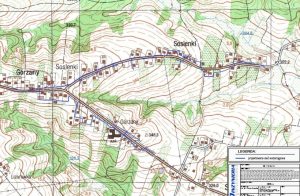Mapa poglądowa inwestycji w miejsocwości Stanisław