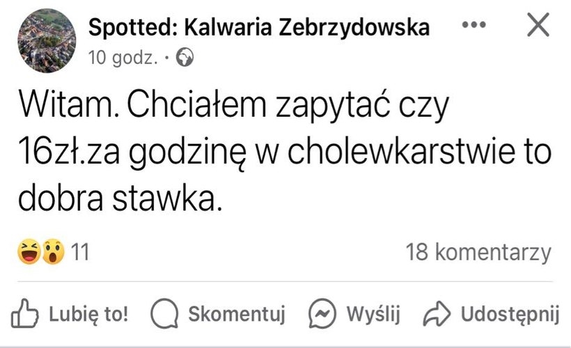 Fot. Facebook/ Spotted: Kalwaria Zebrzydowska