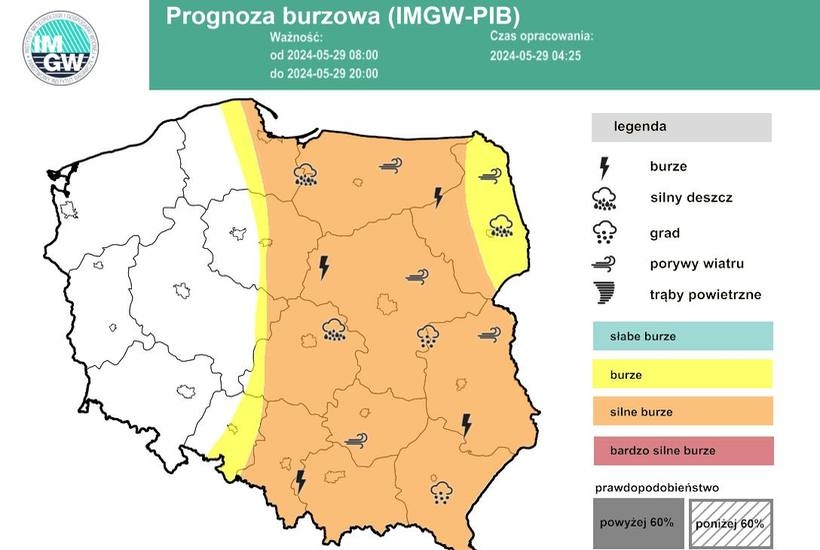 Fot. Facebook/ Burze IMGW