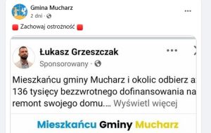Fot. Facebook/ Gmina Mucharz