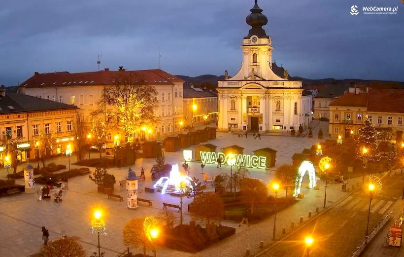 Fot. kadr z Webcamera Wadowice